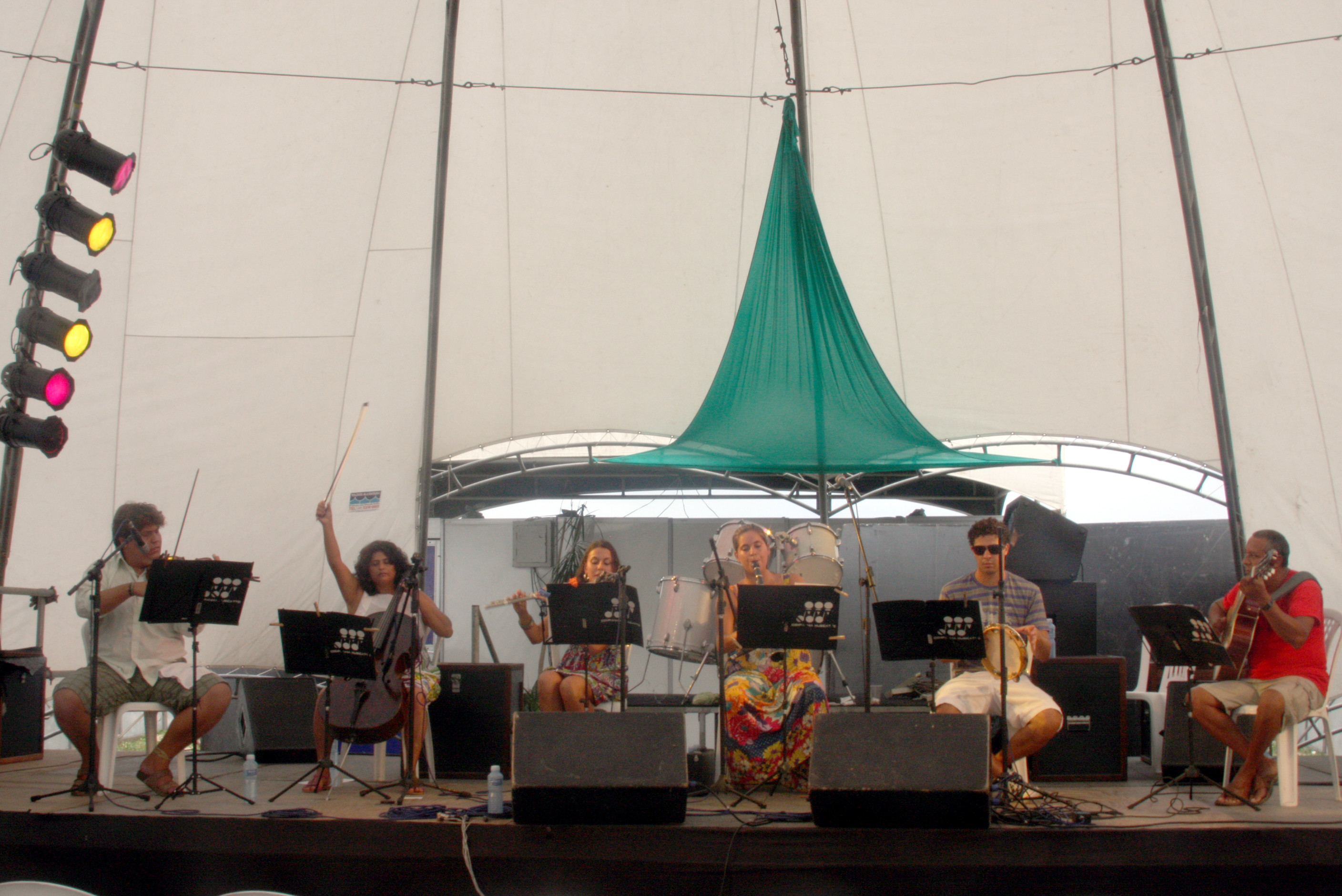 A banda Geração K-3 se apresentou dentro do projeto \