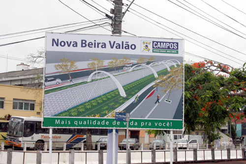 Canal Campos - Macaé já está em obras (Foto: Check)
