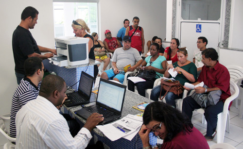 O Espaço do Empreendedor atende todas as quartas-feiras. No local, o candidato a empreendedor encontra toda a estrutura necessária para se formalizar (Foto: Antônio Leudo)