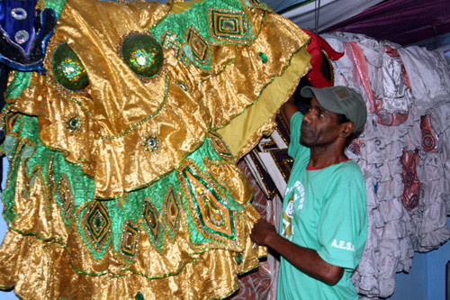 As fantasias  da Escola de Samba Os Independentes estão praticamente prontas, segundo a diretoria da agremiação (Foto: Check)