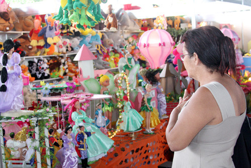 A presença da Feira Mãos de Campos na Expo festa, complementa as diversidades e cores do evento (Foto: Gerson Gomes)