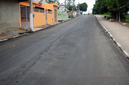 O trabalho do distrito da zona norte do município garantiu a construção de galerias de rede de esgoto (Foto: Divulgação)