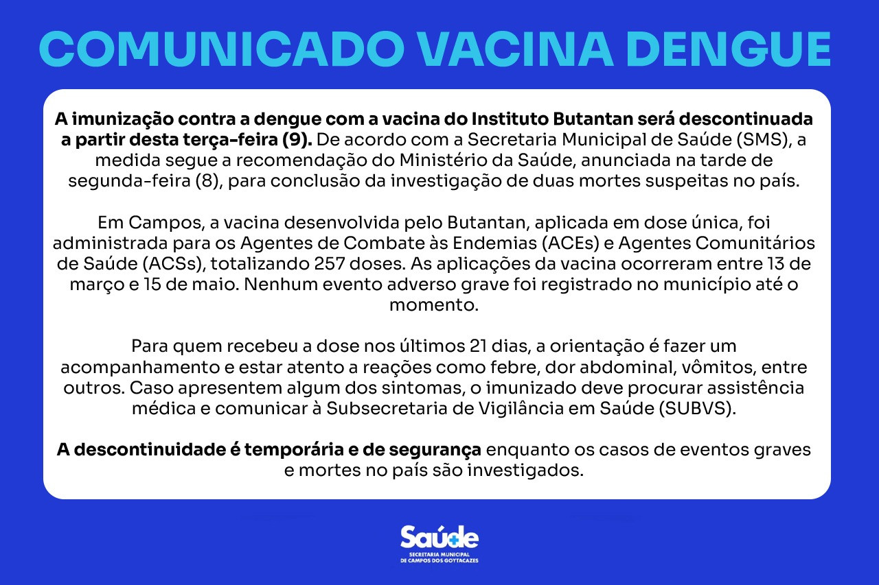  (Foto: Secretaria de Saúde / Divulgação)