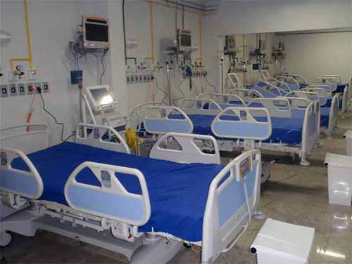 Foi ampliado para 40 o número de leitos de terapia intensiva, no HFM (Foto: Divulgação)