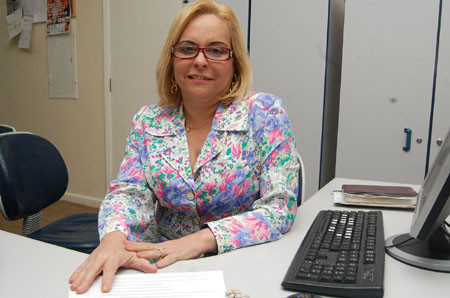 A secretária de Trabalho e Renda, Cecília Ribeiro Gome, informou que os cursos oferecidos são de muita empregabilidades (Foto: Gerson Gomes)