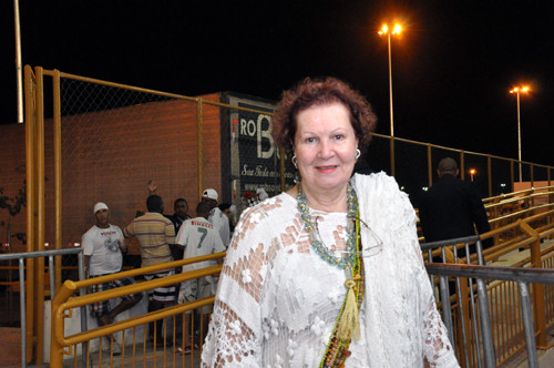 Maria Augusta Rodrigues Cordeiro de  Mello, atual madrinha da Bateria da Império Serrano, campeã por diversas escolas de carnaval carioca (Foto: Ronaldo Nunes)