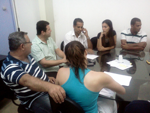 Após uma reunião com representantes das secretarias envolvidas na organização da festa de chegada de Papai Noel em Campos, a Emut definiu o esquema de trânsito (Foto: Secom)