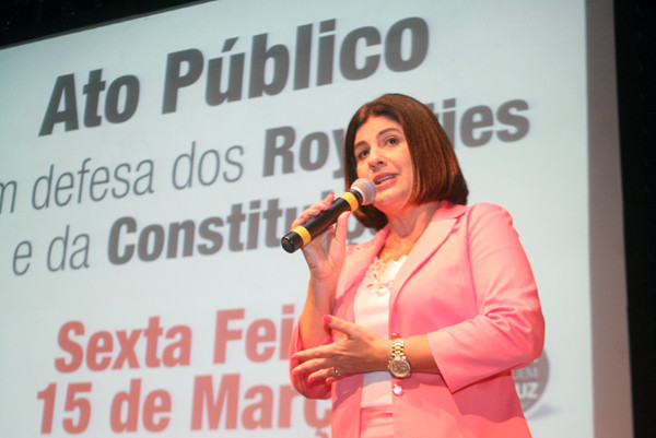 A Prefeita de Campos, Rosinha Garotinho na condição de presidente  da Organização dos Municípios Produtores de Petróleo (Ompetro), estará em Brasília nesta terça-feira (19). (Foto: Gerson Gomes)