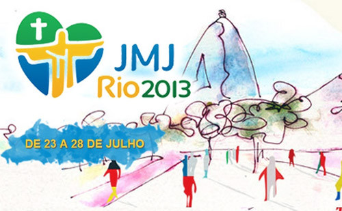 Este ano, será a XXVIII edição da Jornada Mundial da Juventude e acontecerá entre os dias 23 e 28 de julho de 2013 na cidade do Rio de Janeiro. O lema é ?Ide e fazei discípulos entre todas as nações? (Mt 28, 19). (Foto: Divulgação)