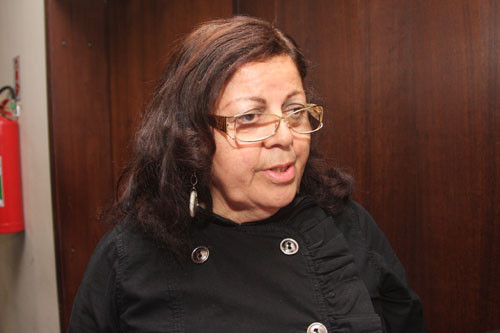 Margarida: o objetivo da manifestsaçãoé lembrar os trabalhos do Comdim e fomentar aluta em defesa da mulher (Foto: Secom)