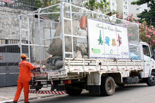 Caminhão Reciclagem