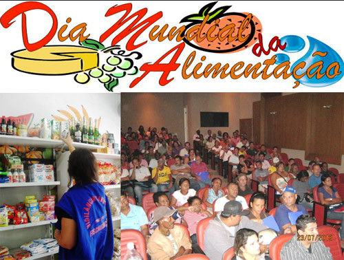 Preocupados em conscientizar a população sobre a importância de uma alimentação saudável e segura, a Vigilância Sanitária de Campos, está promovendo ações educativas, esta semana, em comemoração ao Dia Mundial da Alimentação (Foto: Divulgação)