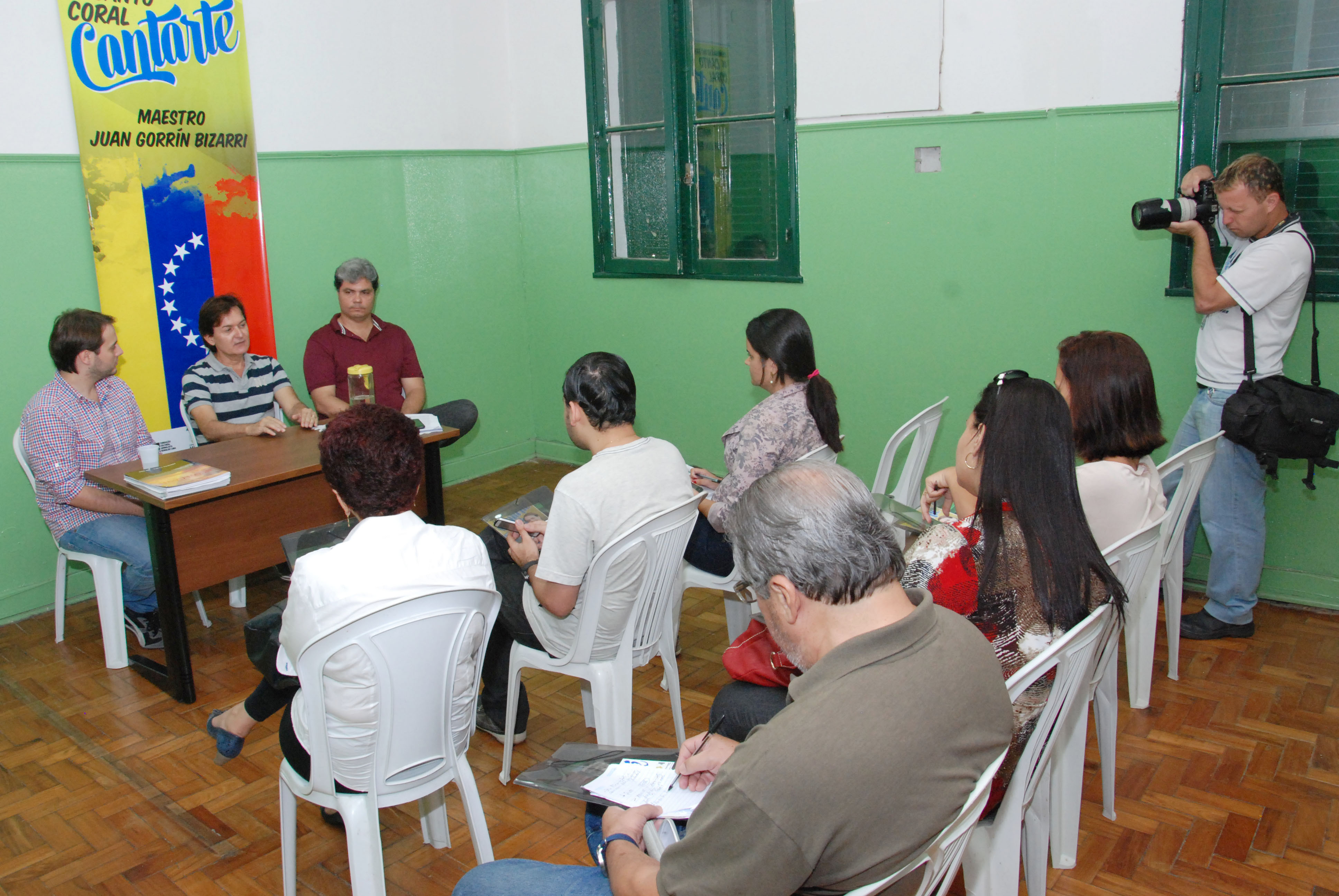 Na manhã desta segunda-feira , a ONG Orquestrando a Vida divulgou, durante o lançamento do Seminário Internacional de Canto Coral, que será realizado entre os dias 19 e 23 (Foto: Divulgação)