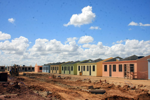 As obras estão adiantadas no Morar Feliz em Ururaí (Foto: Rodolfo Lins)