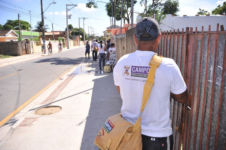 Agentes visitaram milhares de imóveis (Foto: Secom)