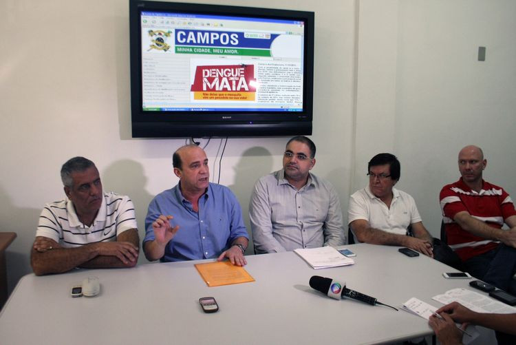 O anúncio foi feito pelo vice-prefeito e secretário de Saúde durante entrevista coletiva nesta quinta-feira, dia 5 (Foto: Roberto Joia)