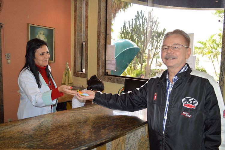 O dia do homem é lembrado em hospitais (Foto: Secom)