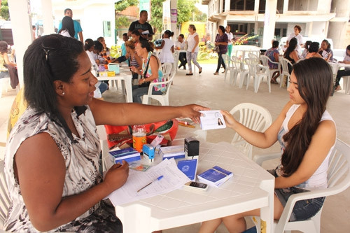 ação já esteve em outros núcleos do Cras, também, como Travessão e Chatuba (Foto: Secom)