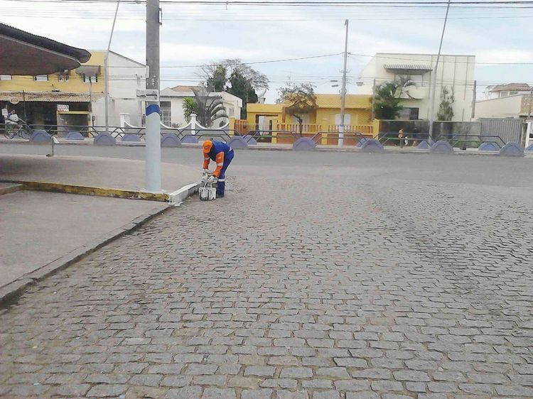 Parque Tarcísio Miranda recebe serviços de limpeza pública. (Foto: Divulgação)