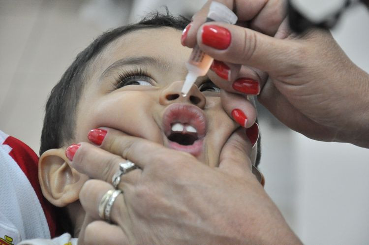 O segundo Dia D de mobilização da Campanha Nacional de Vacinação contra Poliomielite e Sarampo foi transferida deste sábado (22) para o próximo sábado (29), pela Secretaria Estadual de Saúde (Foto: Secom)