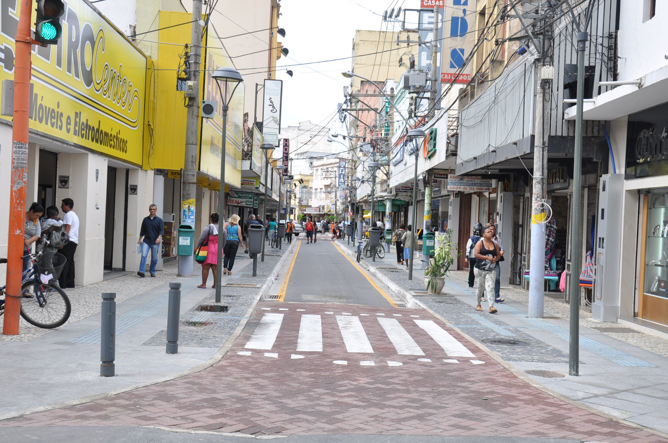 Nesta terça-feira (23), as obras de revitalização do Centro Histórico de Campos serão paralisadas temporariamente, mas com retorno marcado para a primeira segunda-feira de 2015, dia 5 de janeiro (Foto: secom)