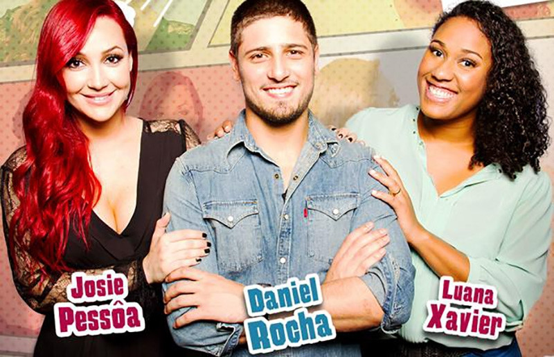 A peça, com Daniel Rocha, Josie Pessoa e Luciana Xavier, será apresentada às 19h. (Foto: Divulgação)