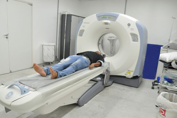 As tomografias mais frequentes no HGG são as de tórax e do abdômen (Foto: Superintendência de Comunicação)