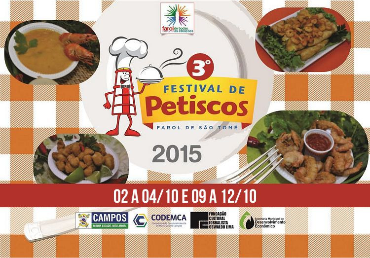 O 3º Festival de Petiscos do Farol de São Tomé será aberto nesta sexta-feira, às 18h (Foto: Divulgação)