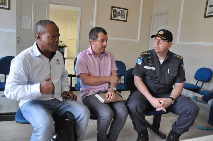 Comandante do 8º BPM garantiu segurança na Cidade da Criança (Foto: Rodolfo Lins)