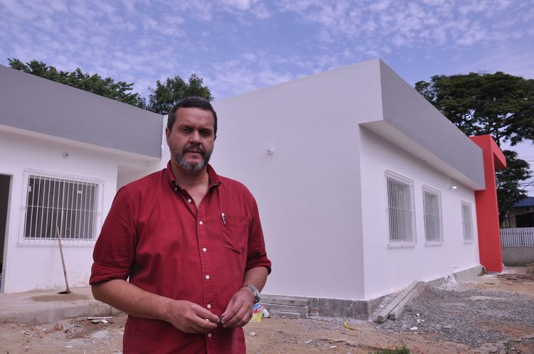 O subsecretário adjunto de Atenção Básica, Roberto Voguel, visitou nesta quinta-feira (12) o Centro Administrativo do Programa Estratégia Saúde da Família (Foto: Rodolfo Lins)